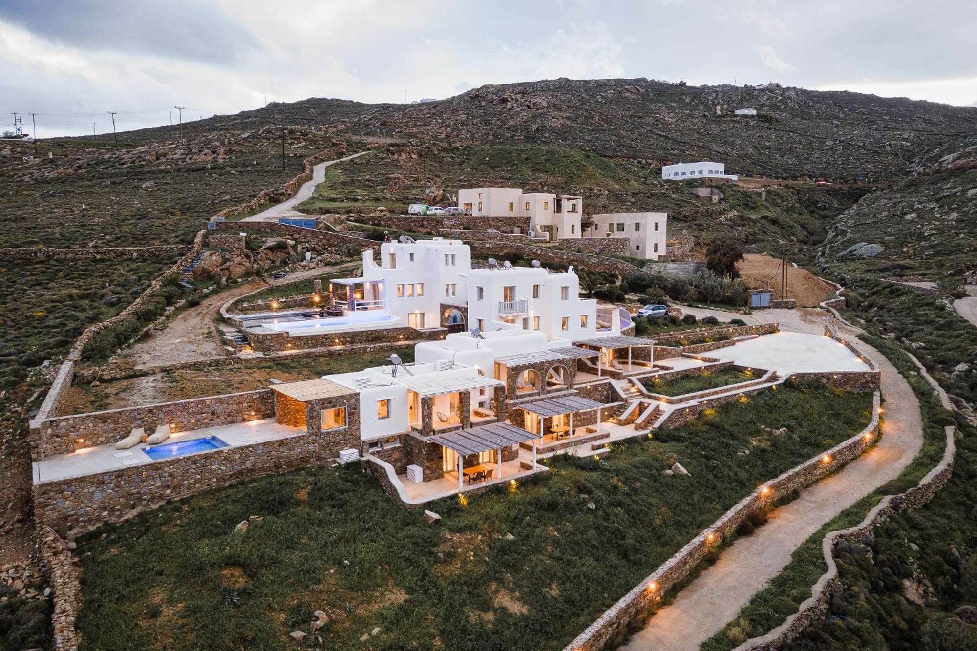 Koumi Homes Mykonos Ftelia  ภายนอก รูปภาพ